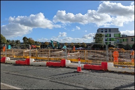Harbour Road works, Portishead. New roundabout taking shape. October 2026